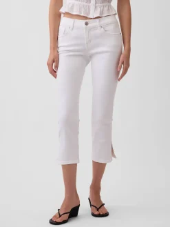 Low Rise Capri Jeans