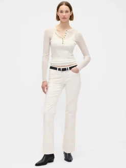 Low Rise Corduroy Long & Lean Pants