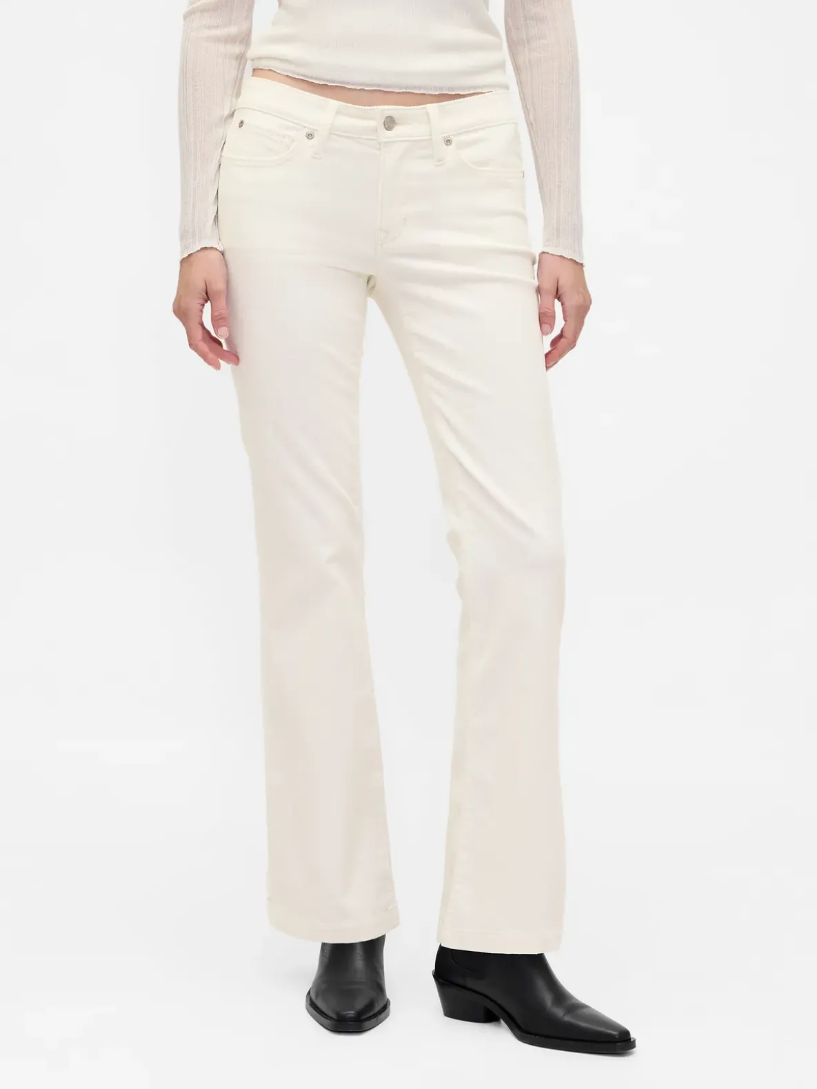 Low Rise Corduroy Long & Lean Pants