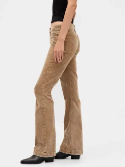 Low Rise Corduroy Long & Lean Pants