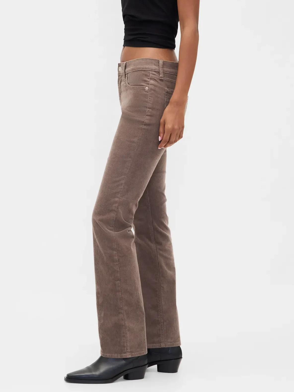 Low Rise Corduroy '90s Slim Straight Pants
