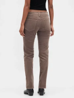 Low Rise Corduroy '90s Slim Straight Pants