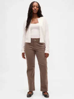 Low Rise Corduroy '90s Slim Straight Pants