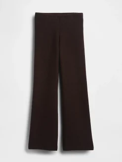 Low Rise Cotton-Blend Boot Sweater Pants