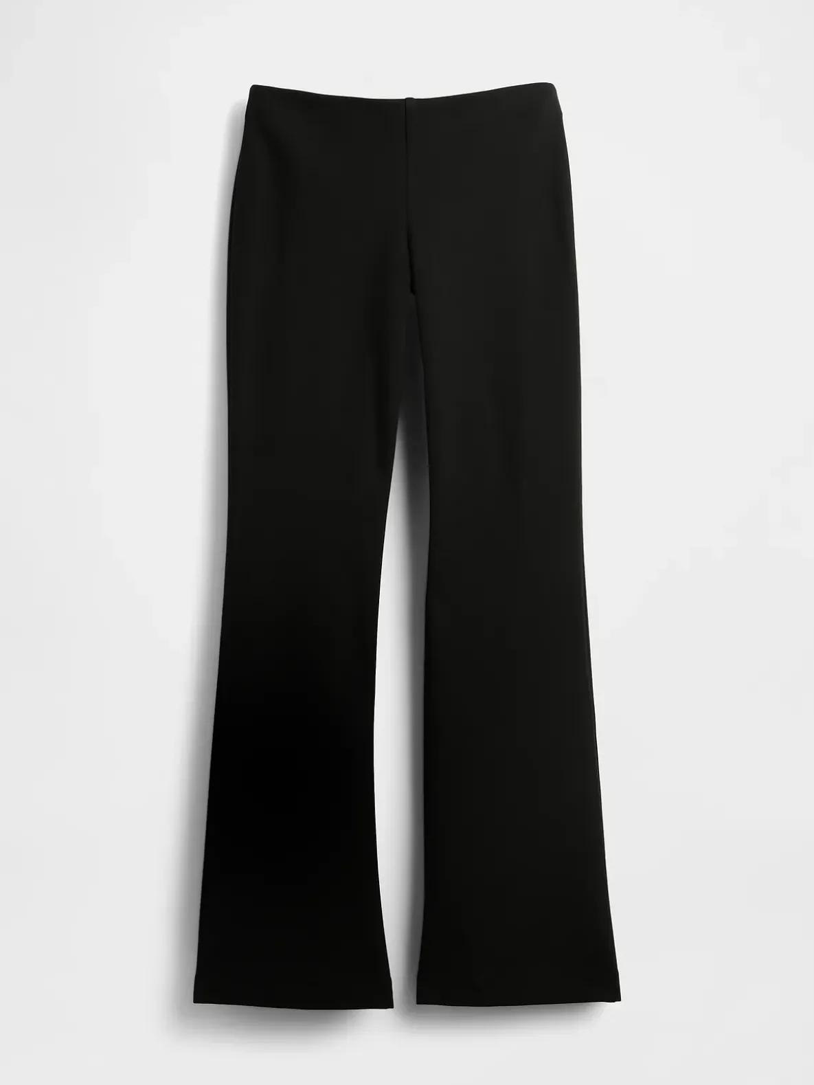 Low Rise Double Knit Flare Pants