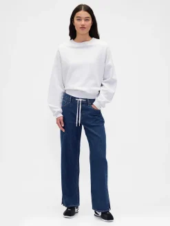 Low Rise Drawcord '90s Loose Jeans