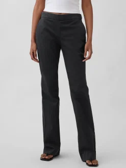 Low Rise Fitted Flare Khakis