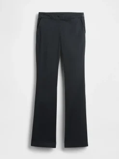Low Rise Fitted Flare Khakis