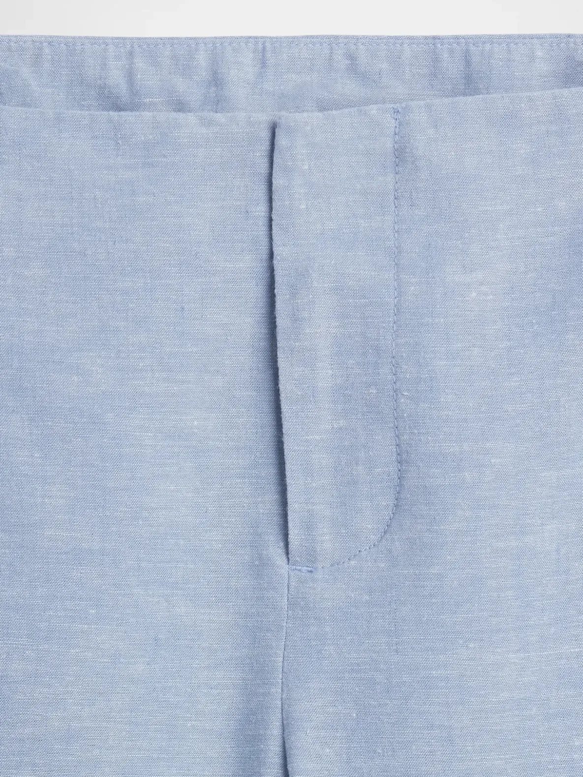 Low Rise Linen-Blend Flare Pants