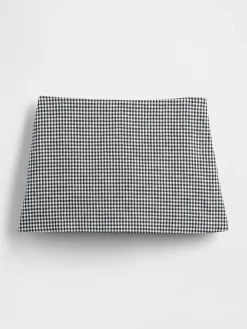 Low Rise Linen-Blend Mini Skort