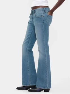 Low Rise Long & Lean Lace-Up Jeans