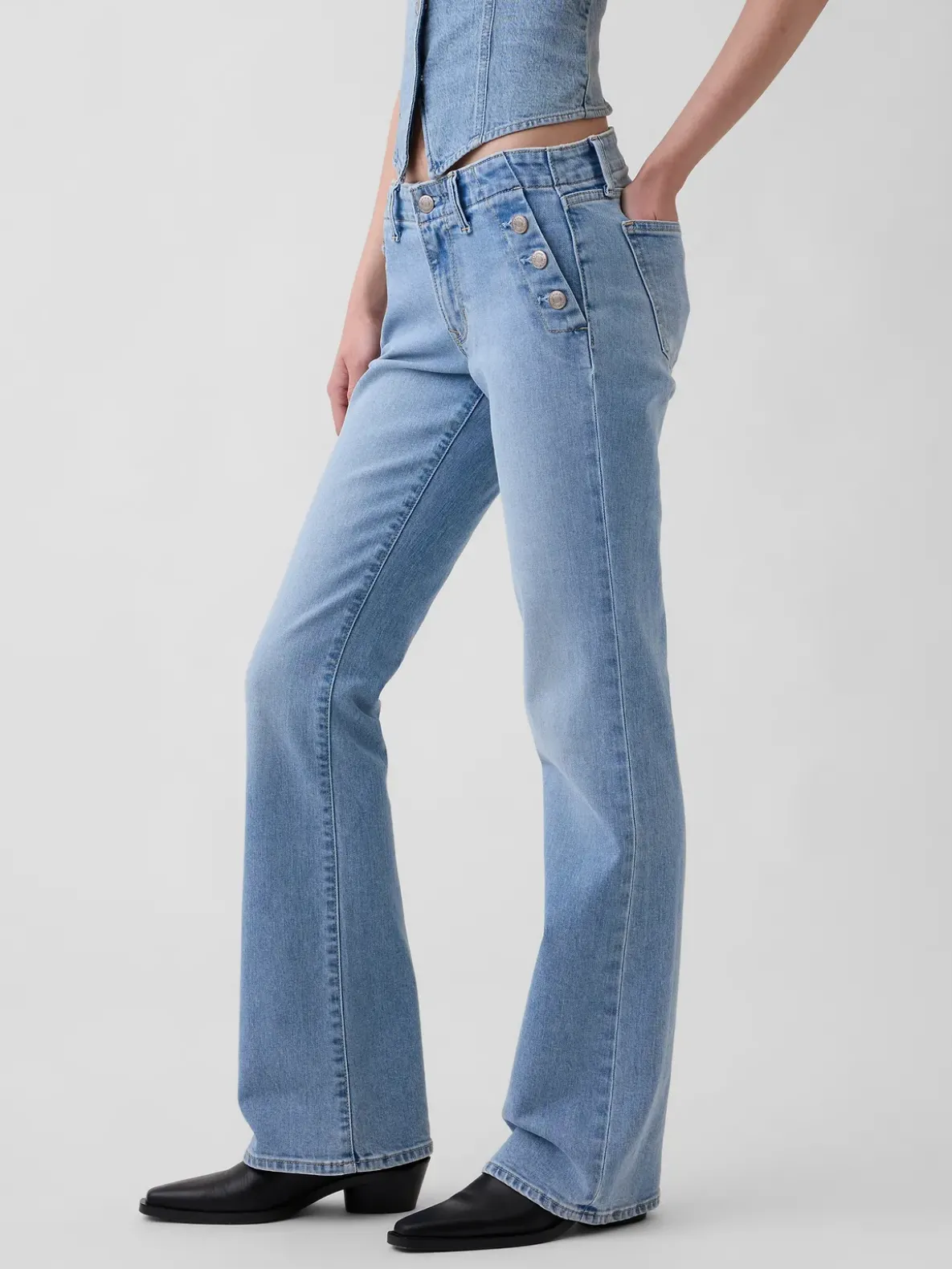 Low Rise Long & Lean Sailor Jeans