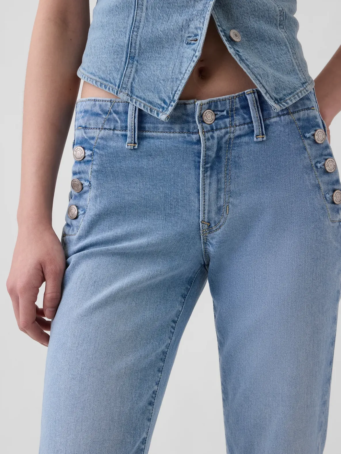 Low Rise Long & Lean Sailor Jeans