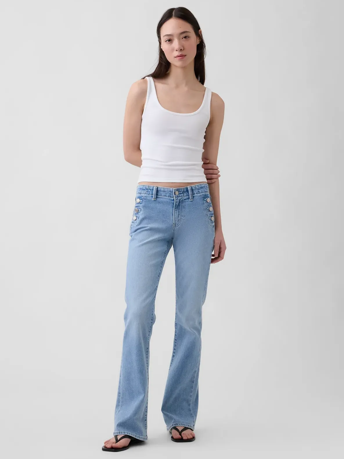 Low Rise Long & Lean Sailor Jeans