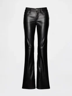 Low Rise Recycled Vegan Leather Long & Lean Pants