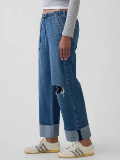 Low Rise '90s Loose Easy Crop Jeans