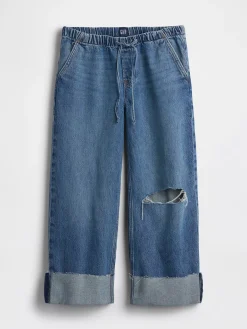 Low Rise '90s Loose Easy Crop Jeans