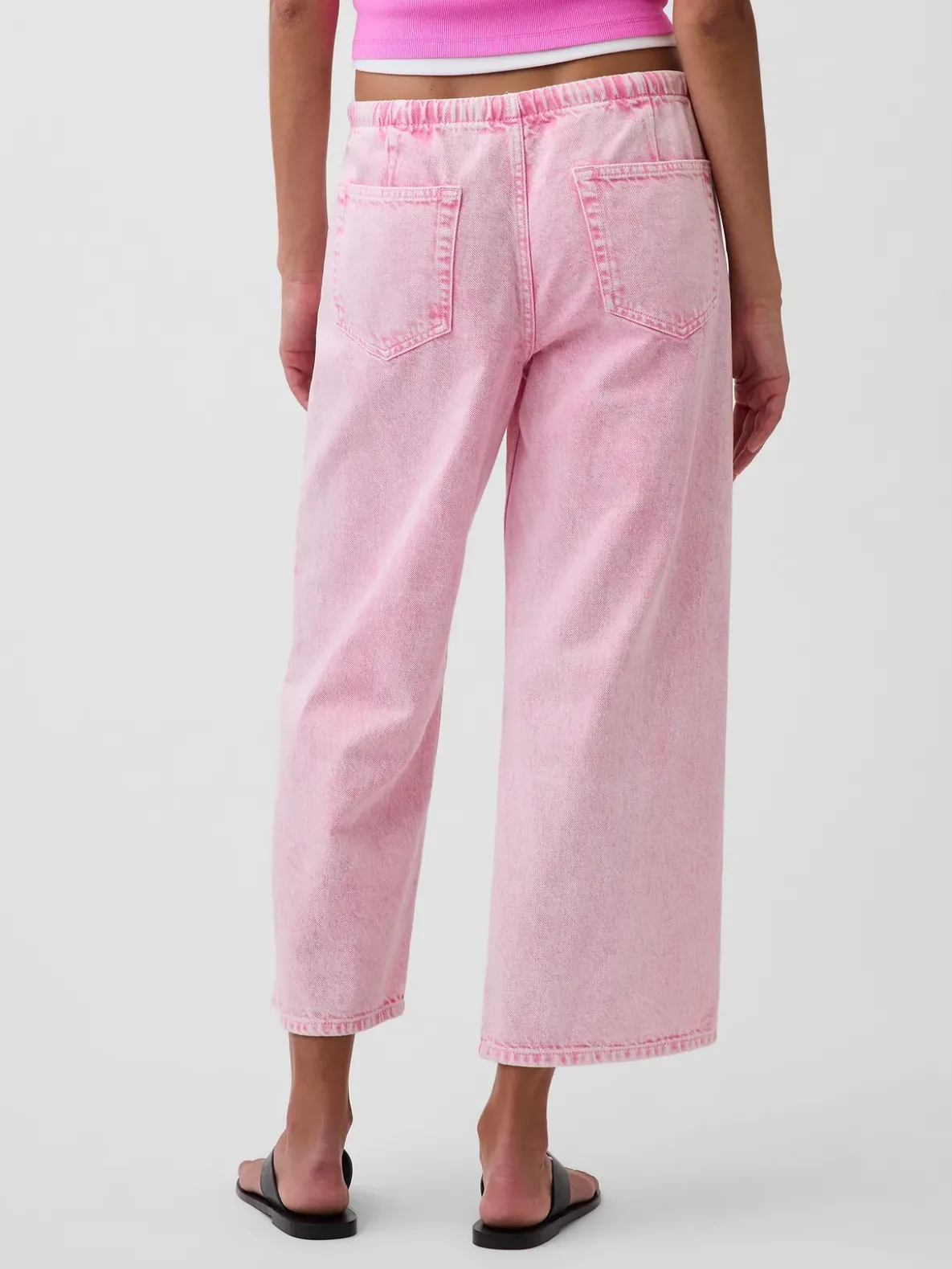 Low Rise '90s Loose Easy Crop Jeans