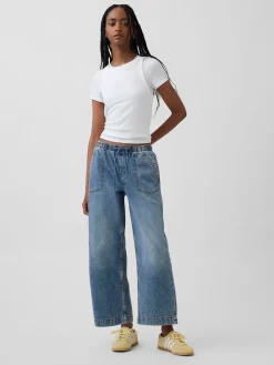 Low Rise '90s Loose Easy Crop Jeans