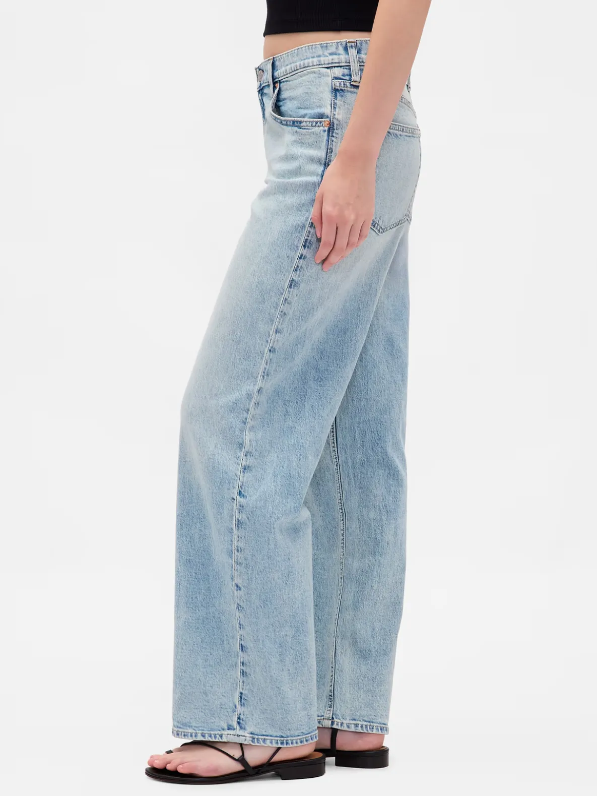 Low Rise '90s Loose Jeans