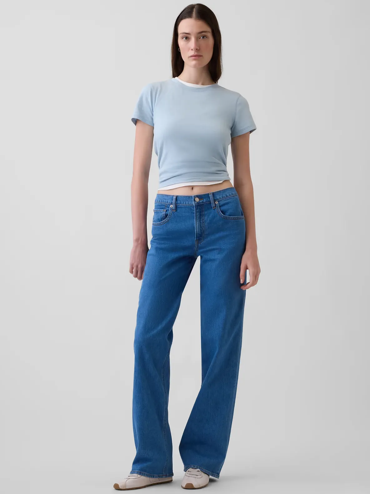 Low Rise '90s Loose Jeans