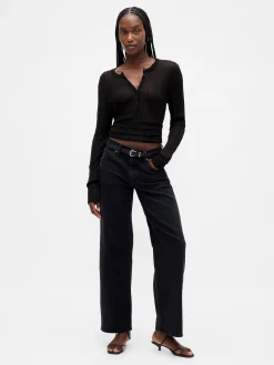 Low Rise '90s Loose Jeans
