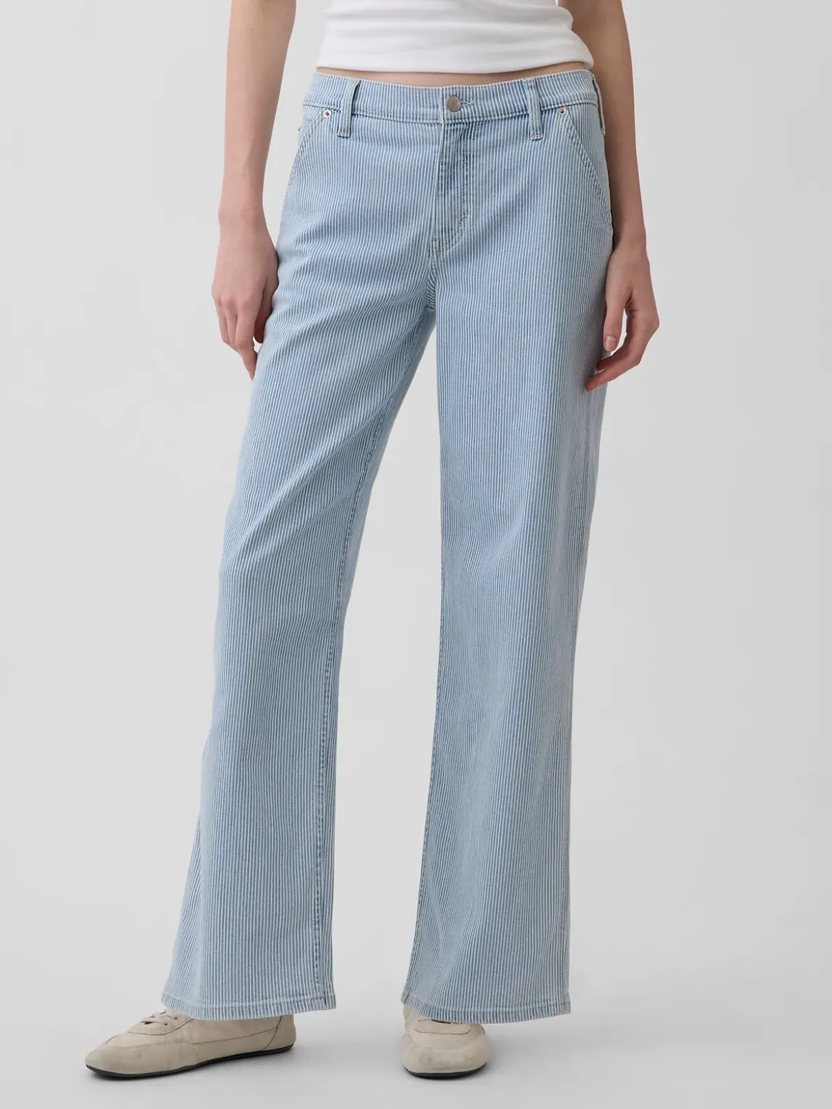 Low Rise '90s Loose Jeans