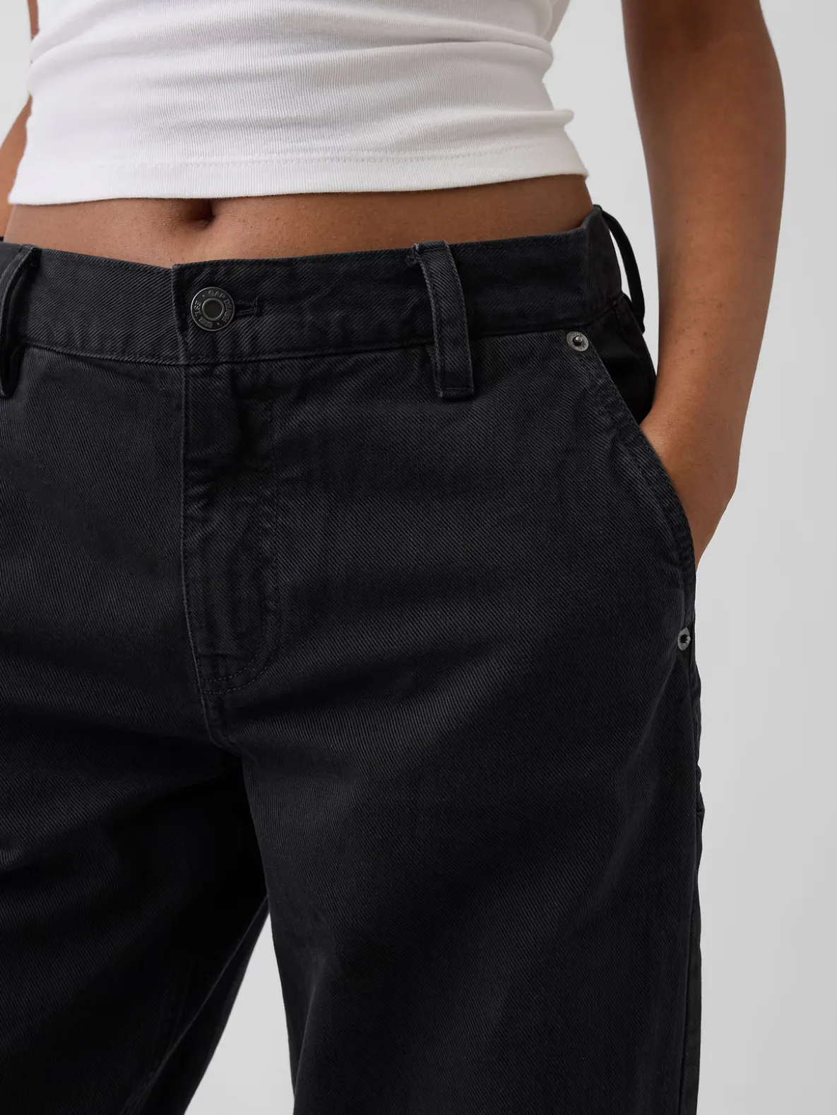 Low Rise '90s Loose Khakis