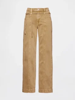 Low Rise '90s Loose Micro Belt Jeans