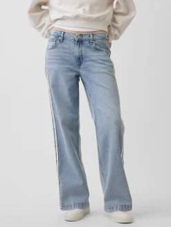 Low Rise '90s Loose Side Stripe Jeans