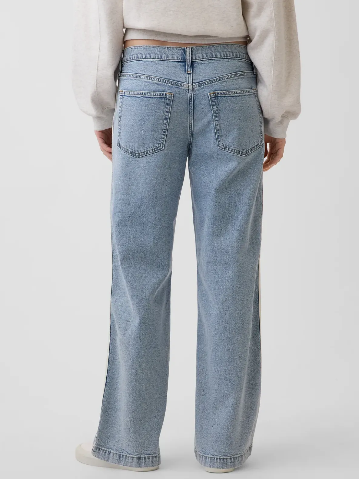 Low Rise '90s Loose Side Stripe Jeans