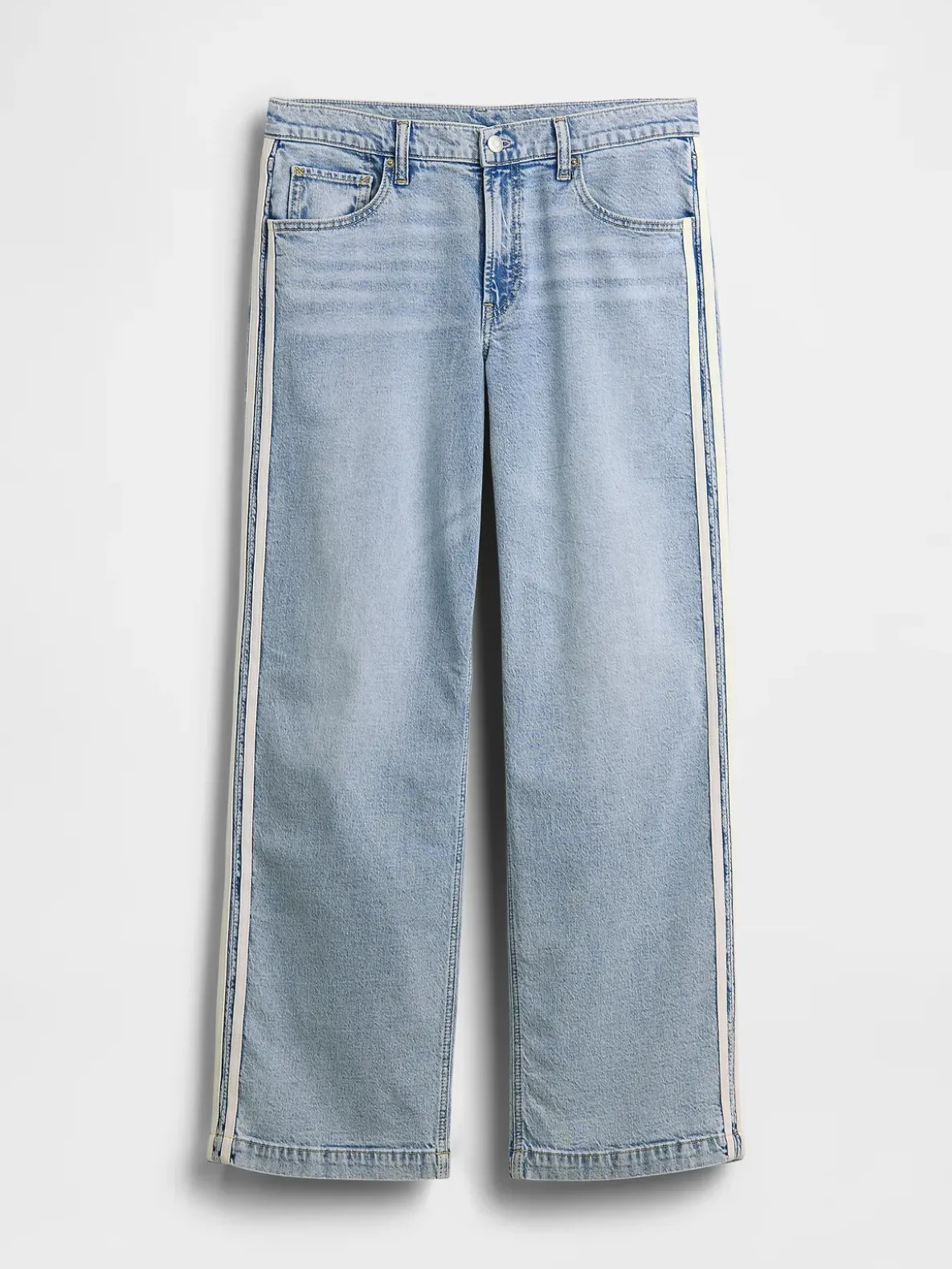 Low Rise '90s Loose Side Stripe Jeans
