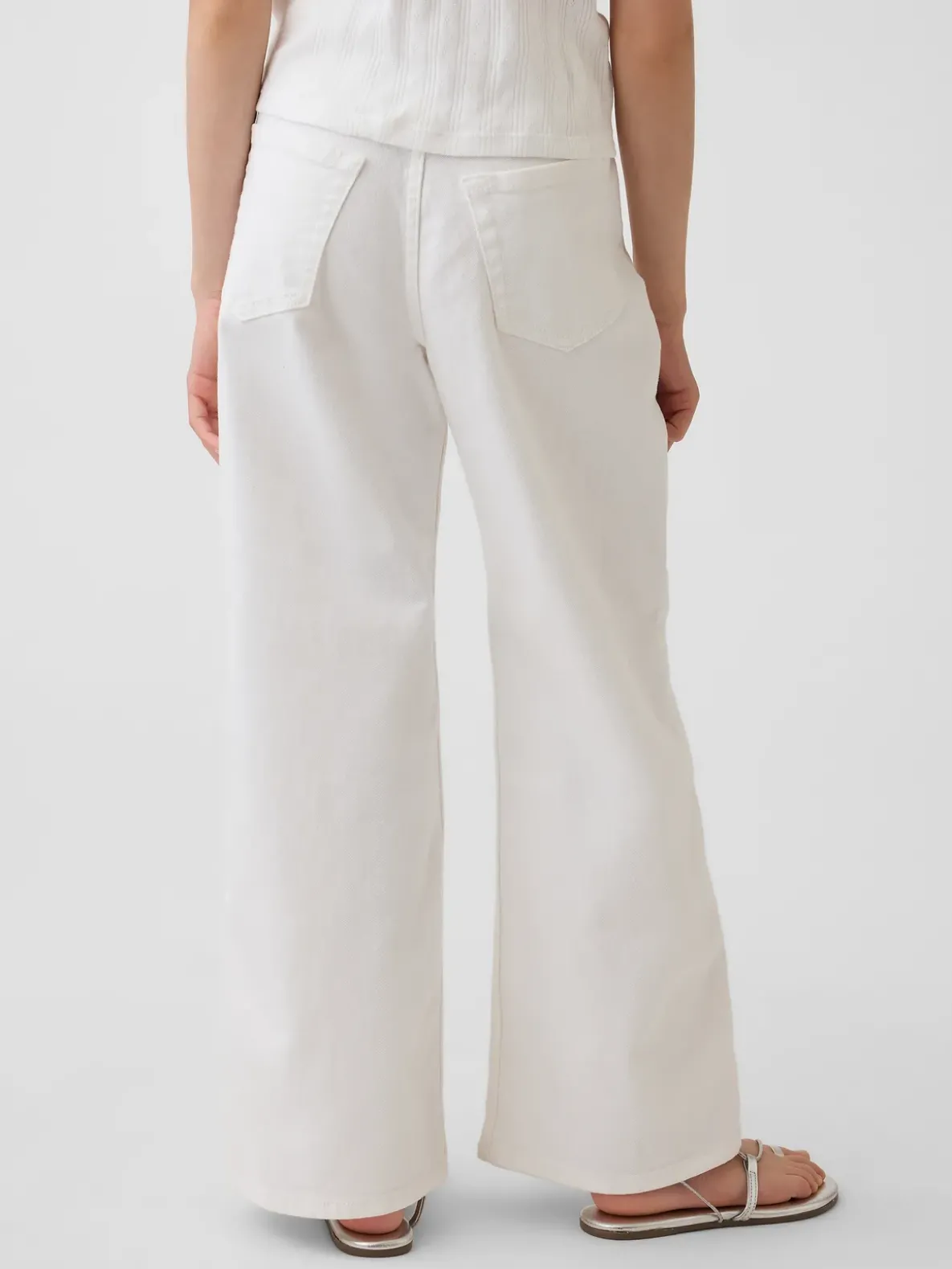 Low Rise Stride Wide-Leg Jeans
