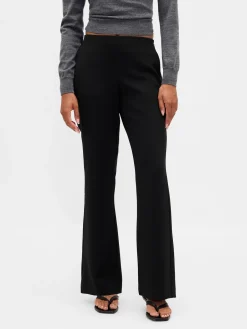 Low Rise Twill Flare Pants