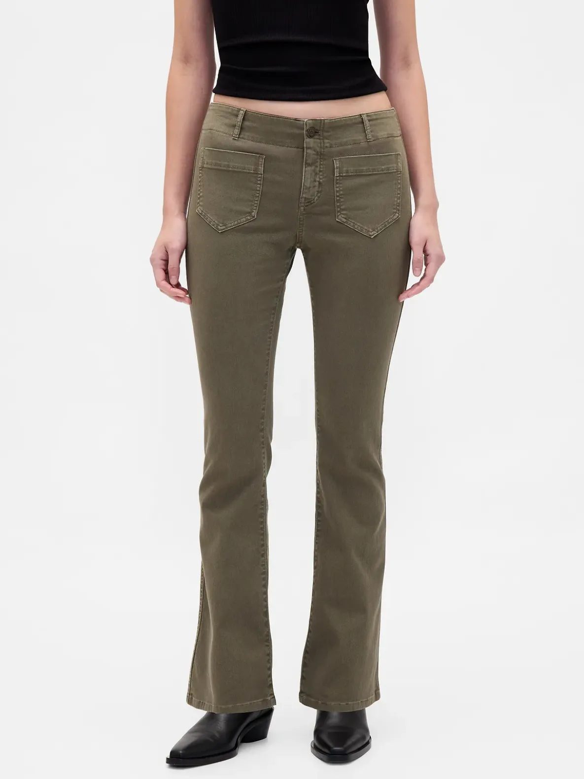 Low Rise Twill Long & Lean Pants
