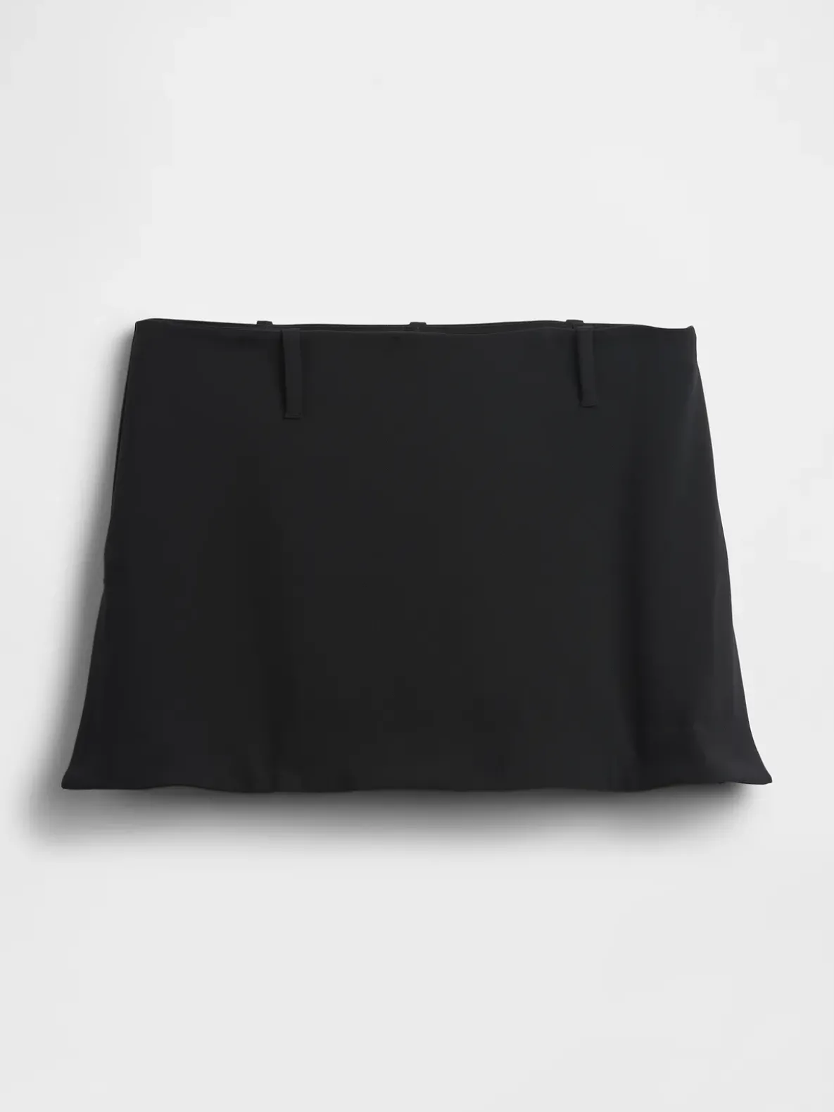 Low Rise Twill Mini Skort