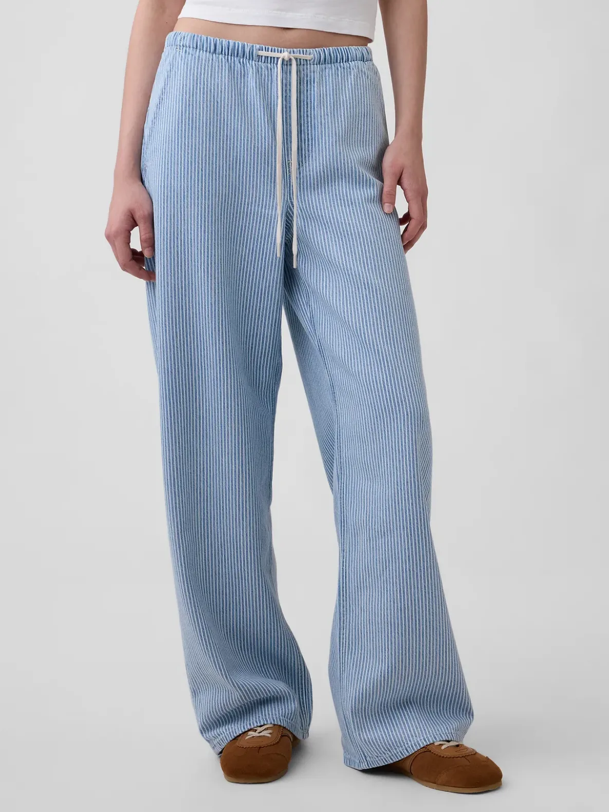 Low Rise UltraSoft Easy '90s Loose Stripe Jeans