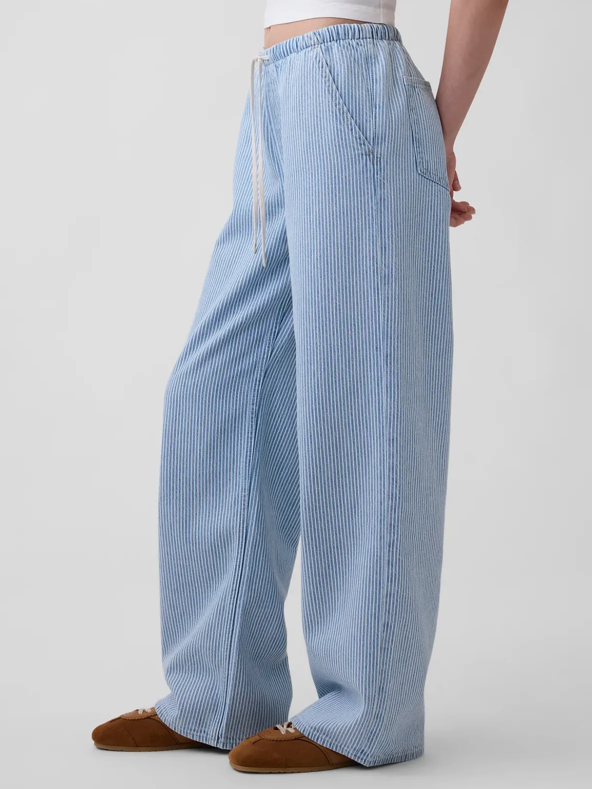 Low Rise UltraSoft Easy '90s Loose Stripe Jeans