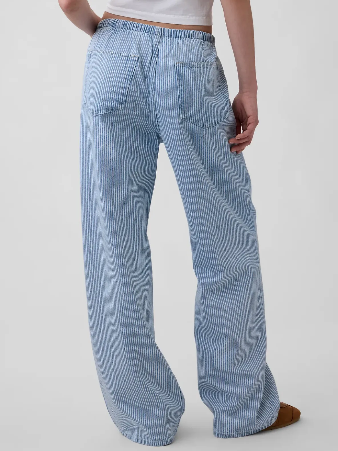 Low Rise UltraSoft Easy '90s Loose Stripe Jeans