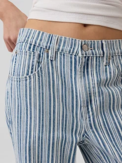 Low Slung Relaxed Crop Jeans