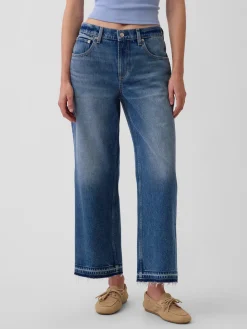 Low Slung Relaxed Crop Jeans