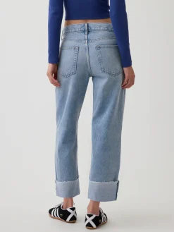 Low Slung Relaxed Crop Jeans