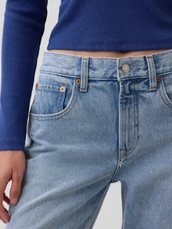 Low Slung Relaxed Crop Jeans