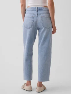 Low Slung Relaxed Crop Jeans