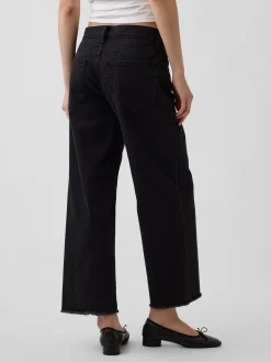 Low Slung Relaxed Crop Jeans