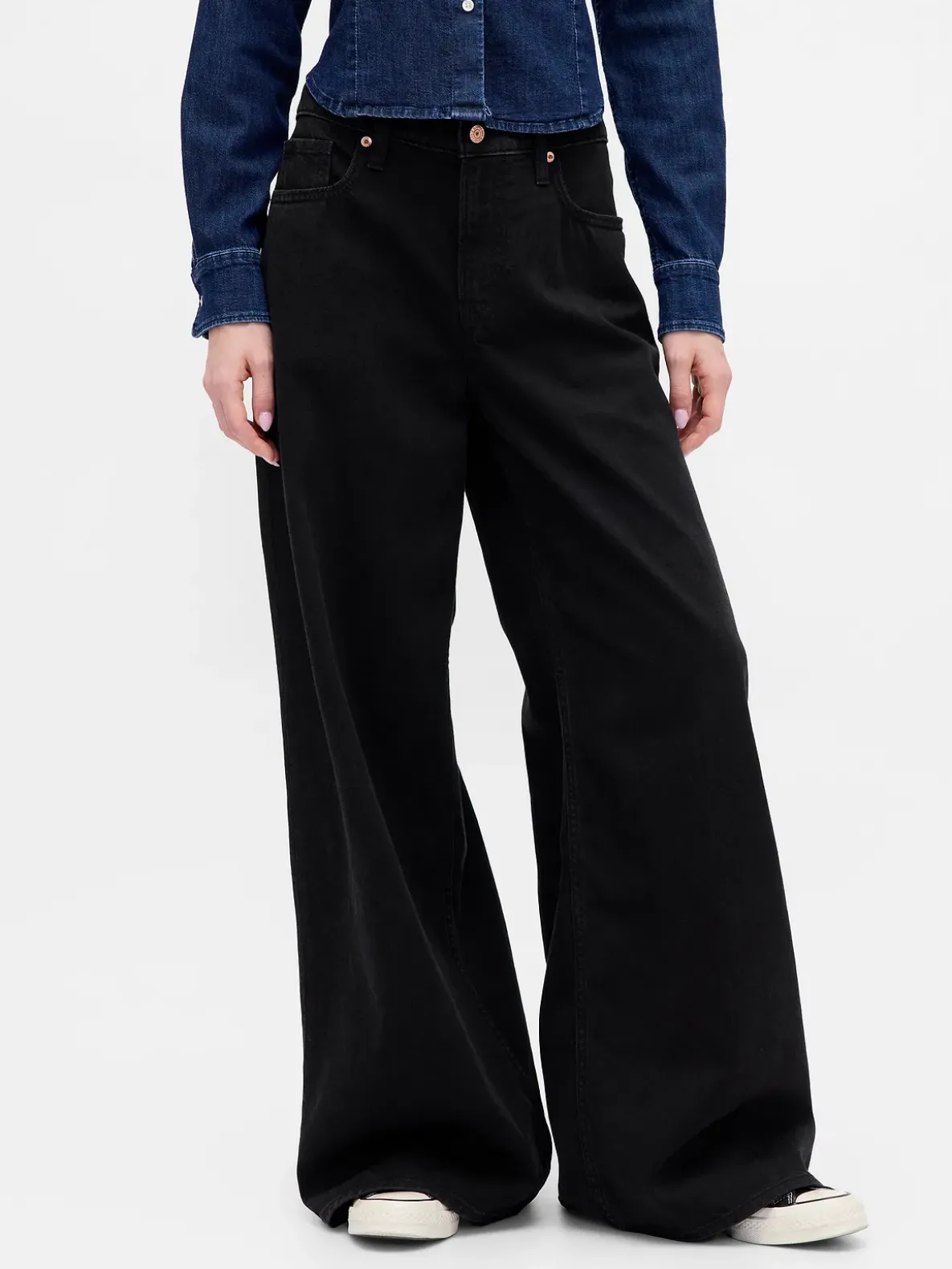Low Slung UltraSoft Extra Baggy Jeans