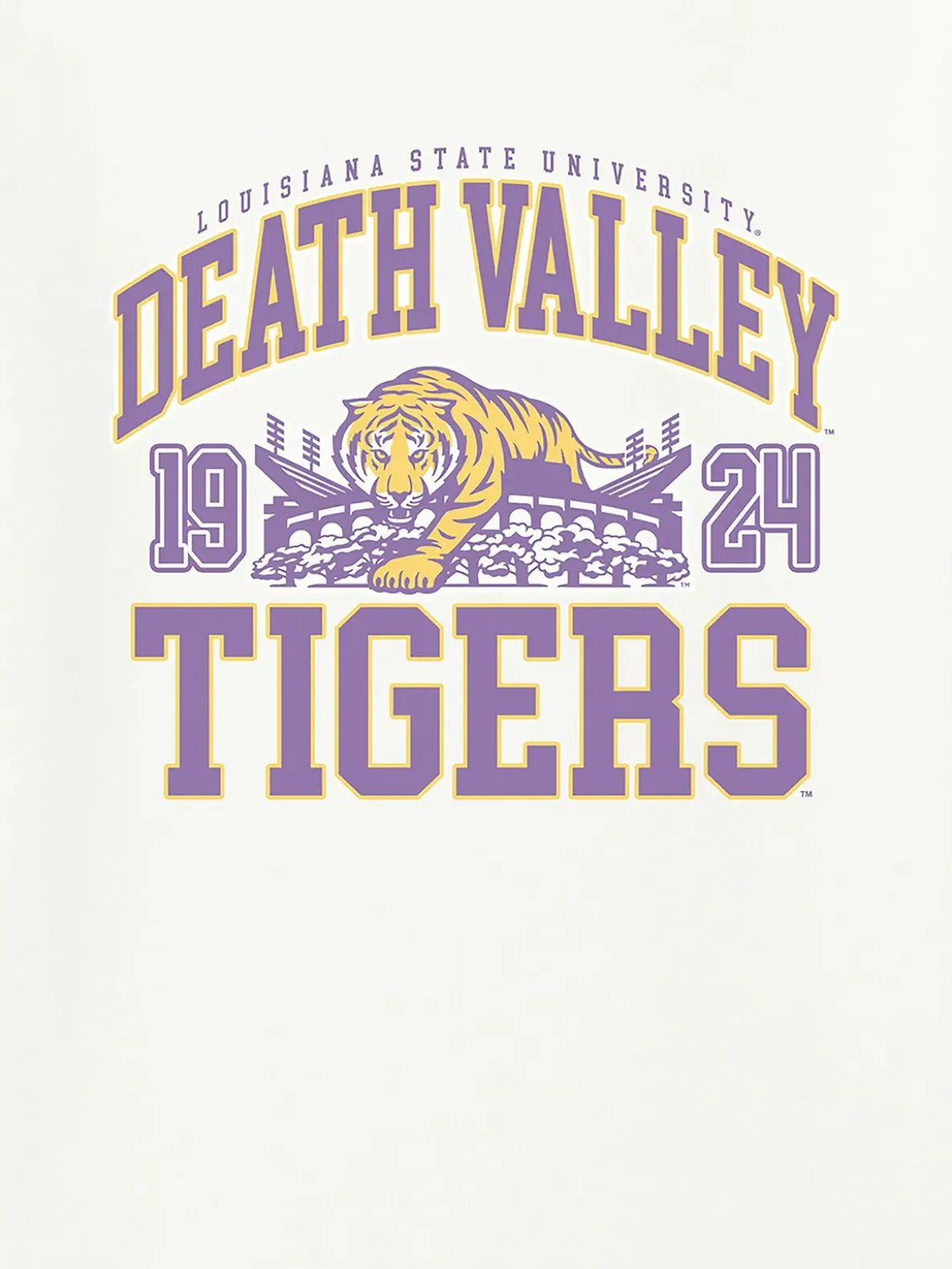 LSU Death Valley Tigers Graphic T-Shirt