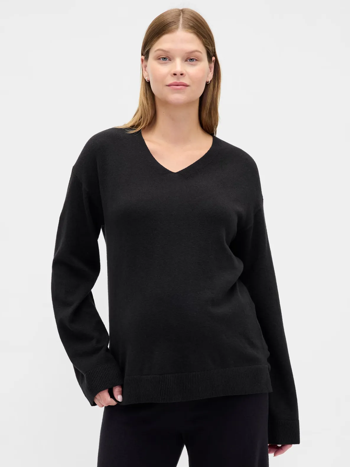 Maternity CashSoft V-Neck Sweater