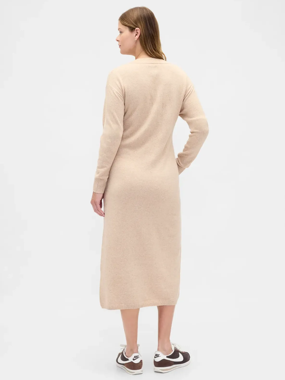 Maternity CashSoft V-Neck Sweater Dress
