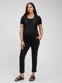 Maternity Denim Overalls